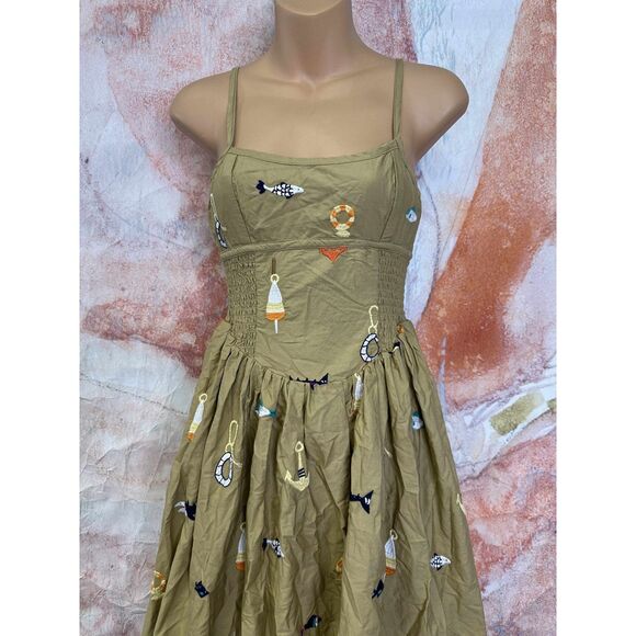 Anthropologie Maeve Sleeveless Square-Neck Drop-Waist Midi Dress - Picture 5 of 7